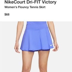 Navy blue Nike tennis skort.